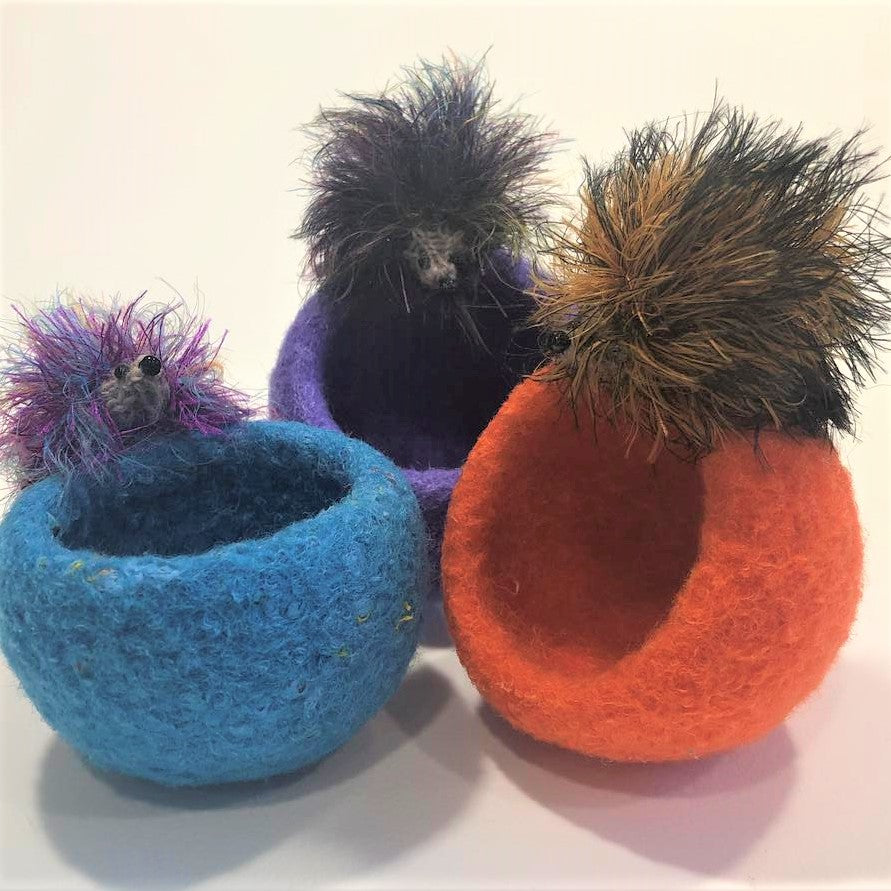 Hand Felted Bowls and Dishes