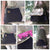 Black Shimmer Lace Vintage style handbag