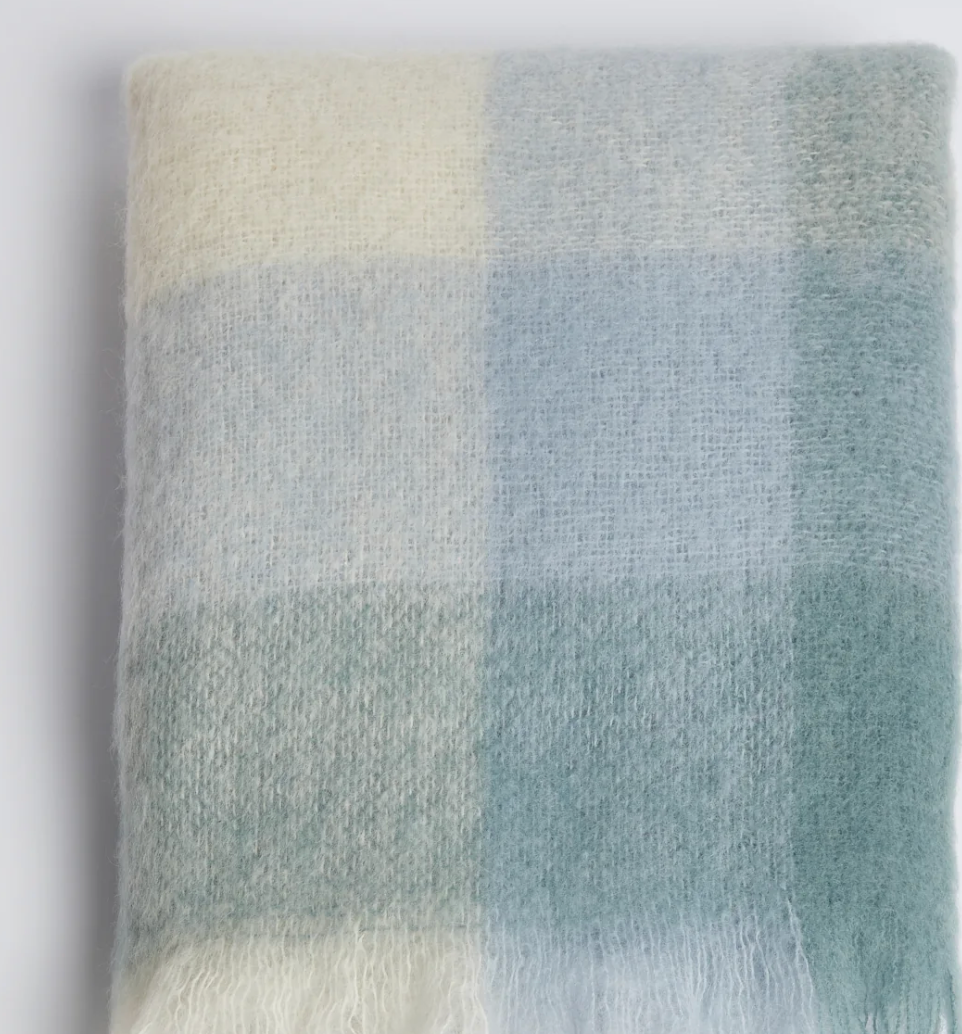 Foxford Mohair Clew Bay Throw