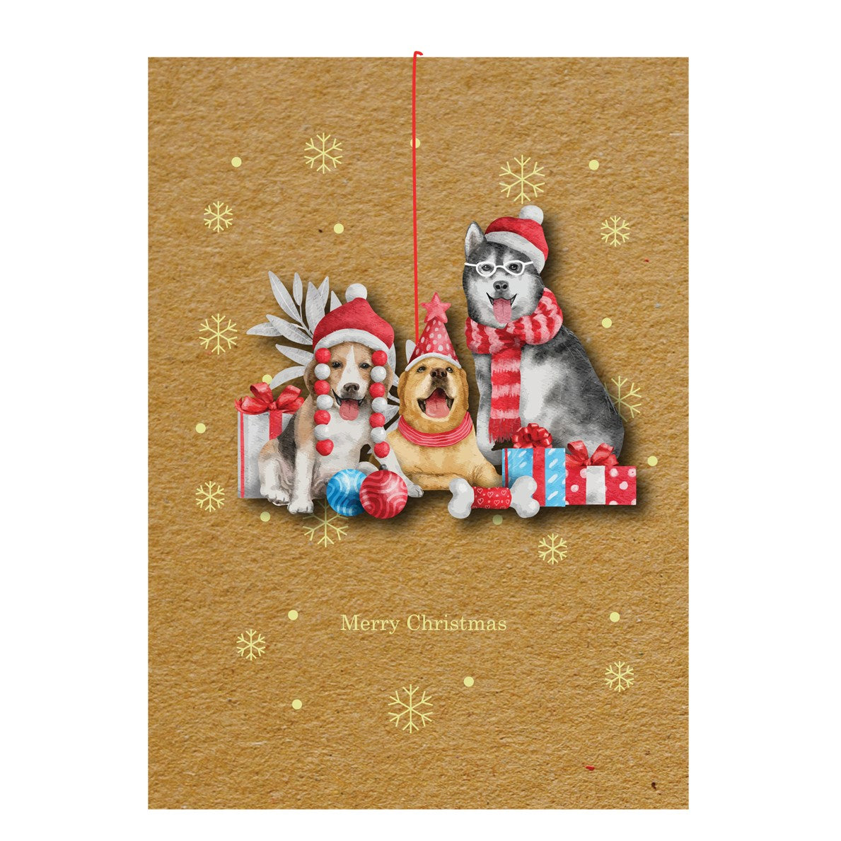 AD Christmas Ornament Card (WHC080)