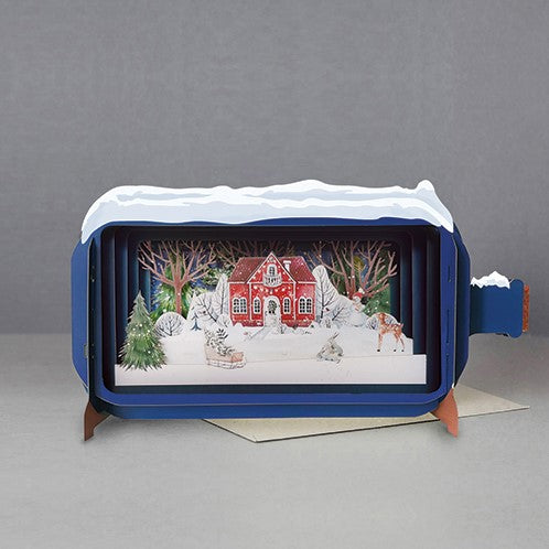 &quot;Message in a Bottle&quot; Christmas Card (XMIB065)