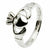 Sterling Silver 'Comfort Fit' Claddagh Ring