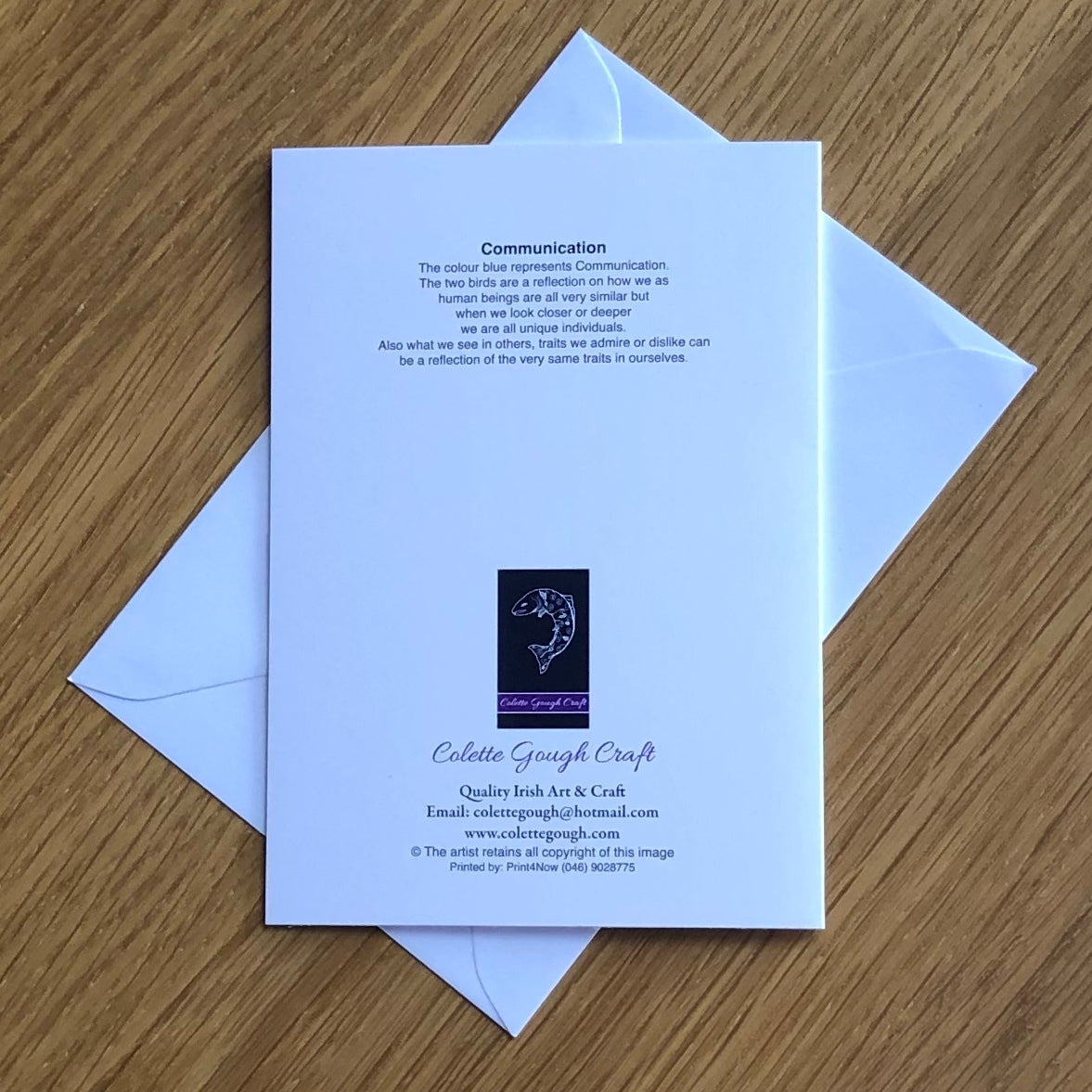 Communication Greetings Card