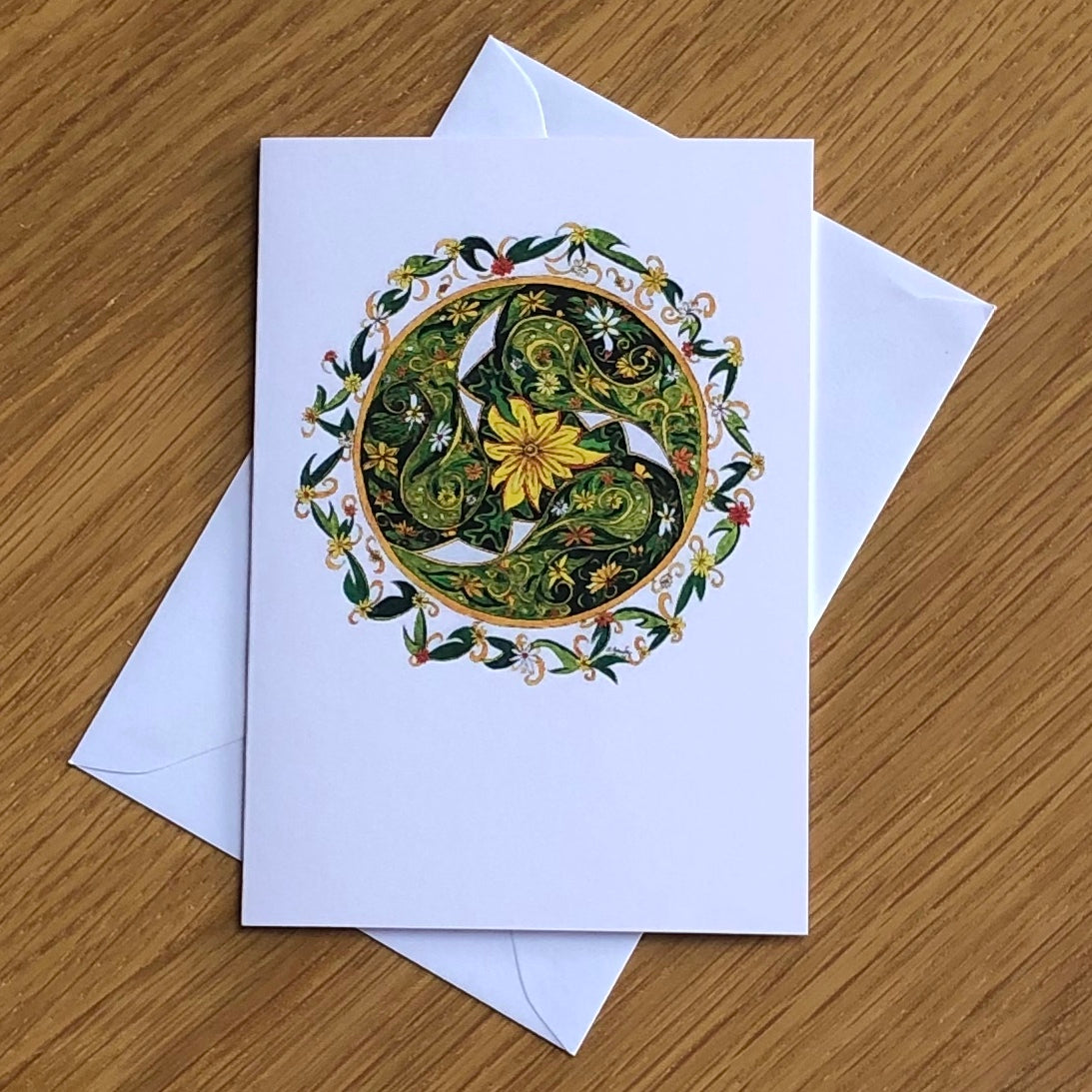 Celtic Spring Greetings Card