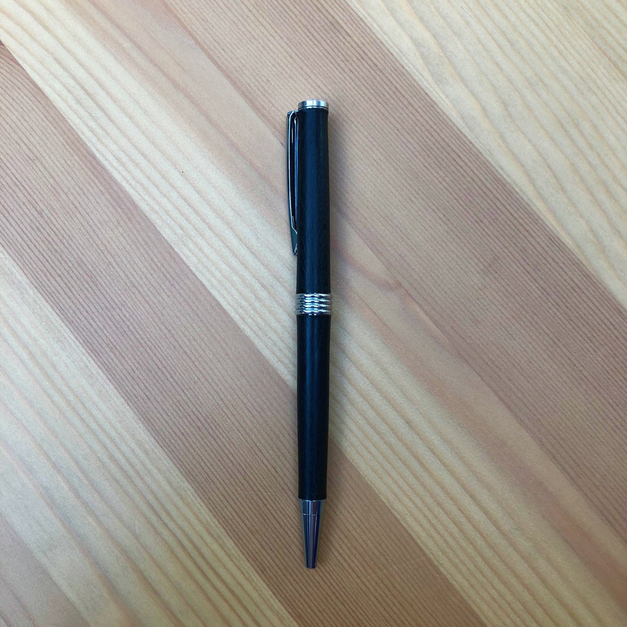 Hand Turned Bog Oak Pen