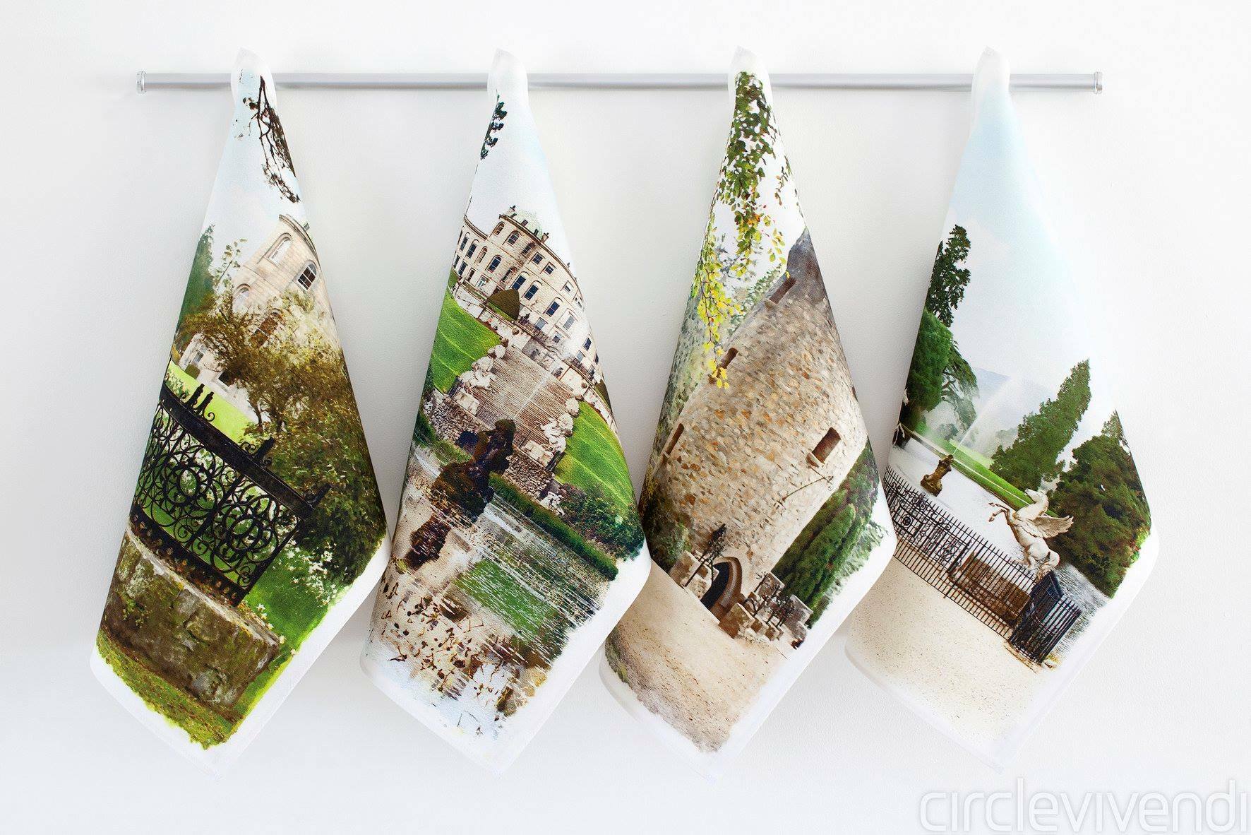 "Powerscourt" Tea Towel