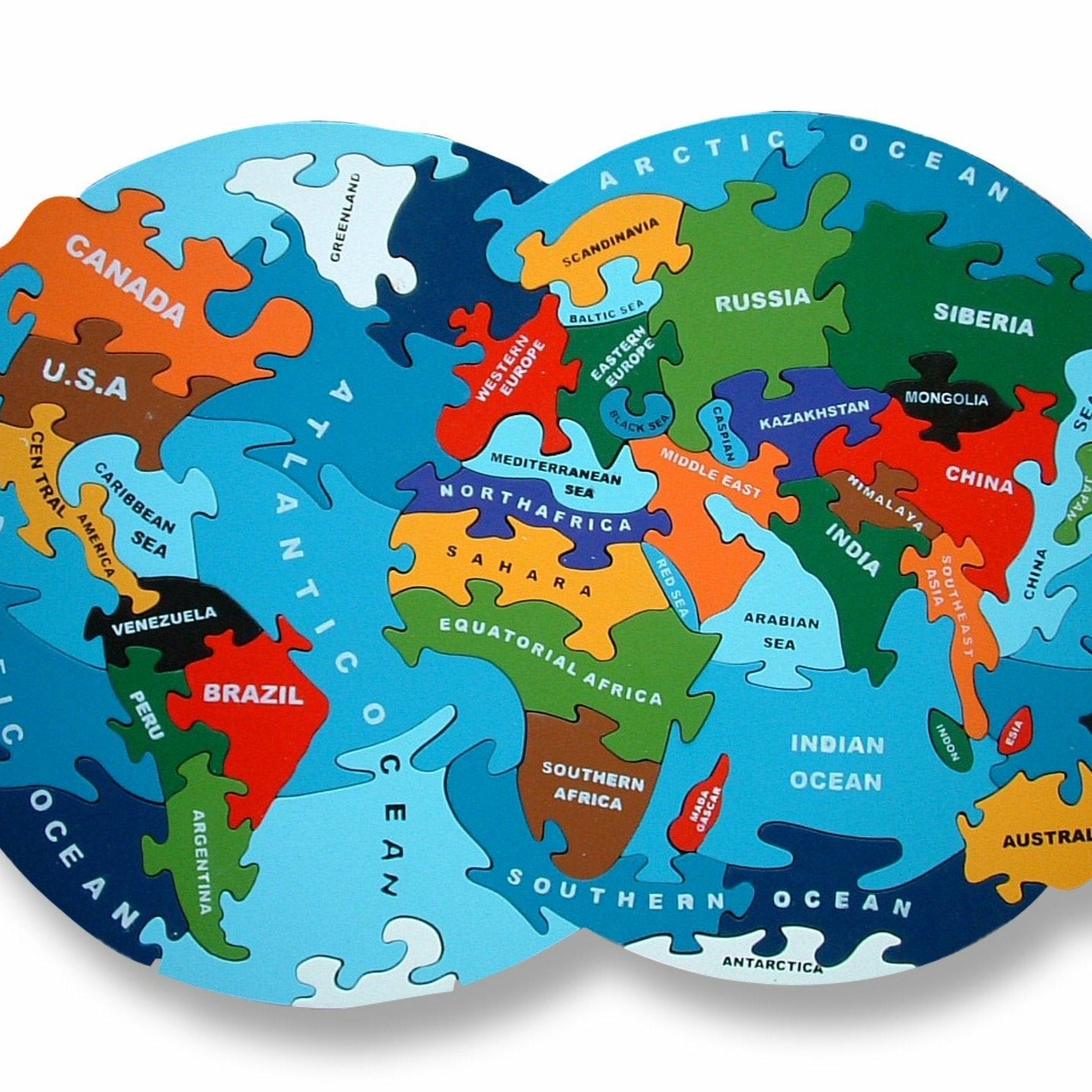 AJ 120 Map Of The World