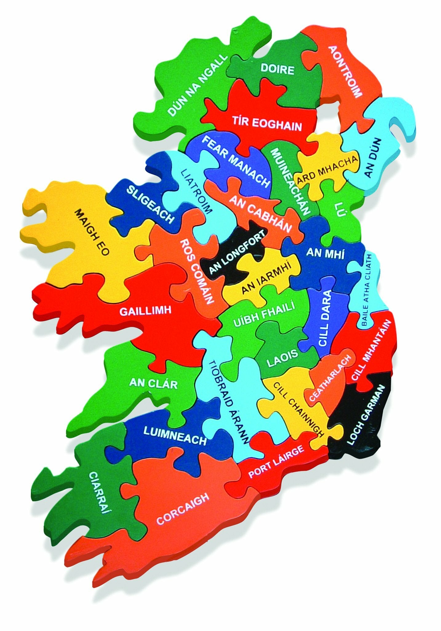 AJ 119 Map Of Ireland (Irish)