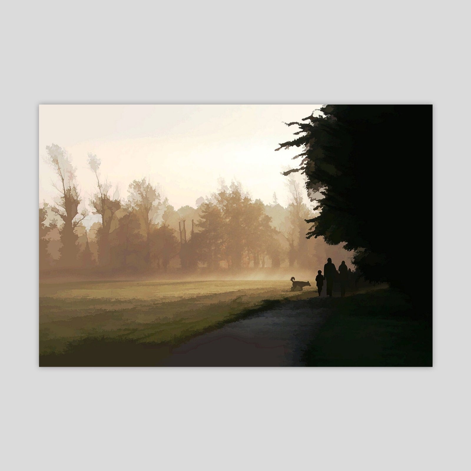 Walking to School (2858R-M7)