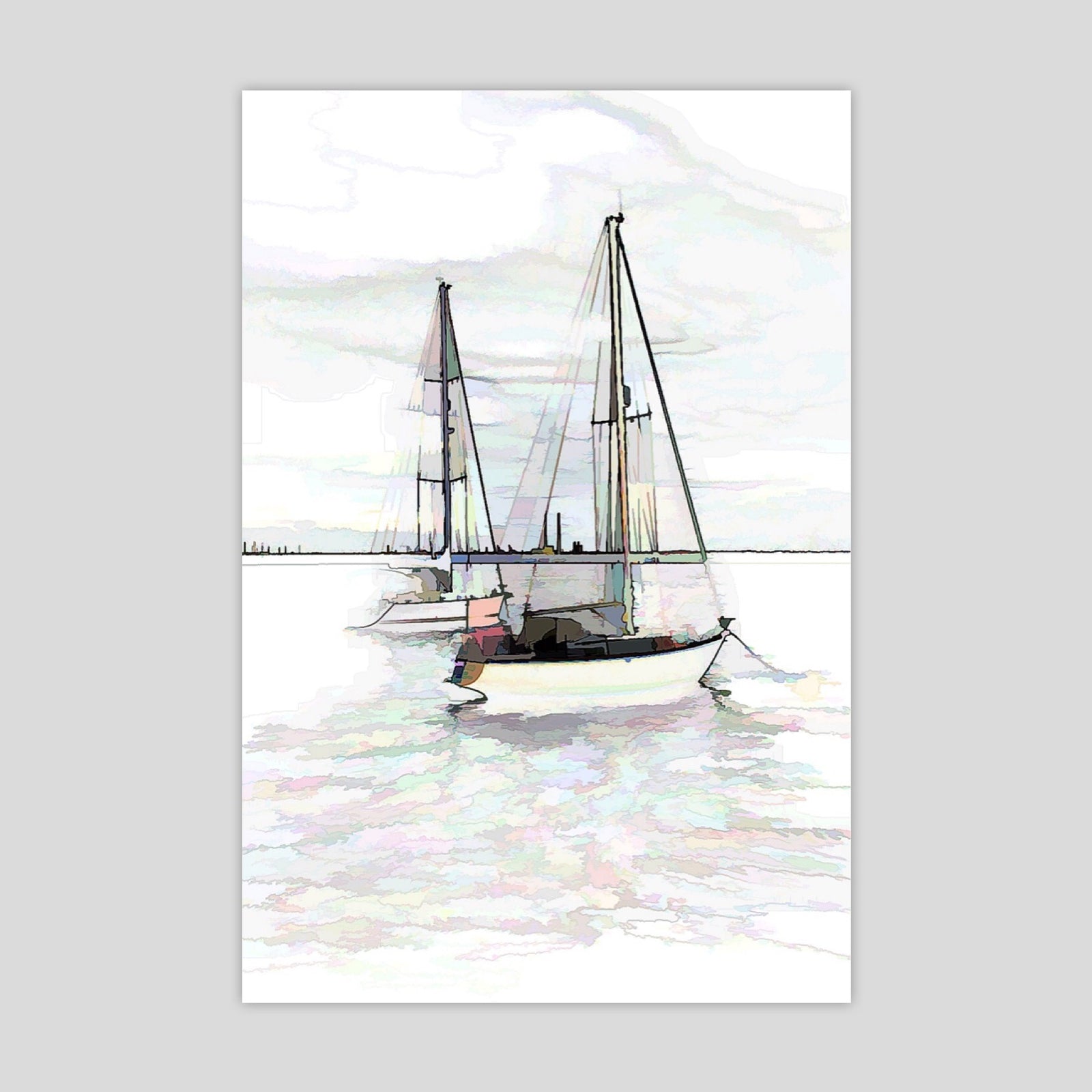 Yachts in Dun Laoghaire Harbour 3 (2595R)