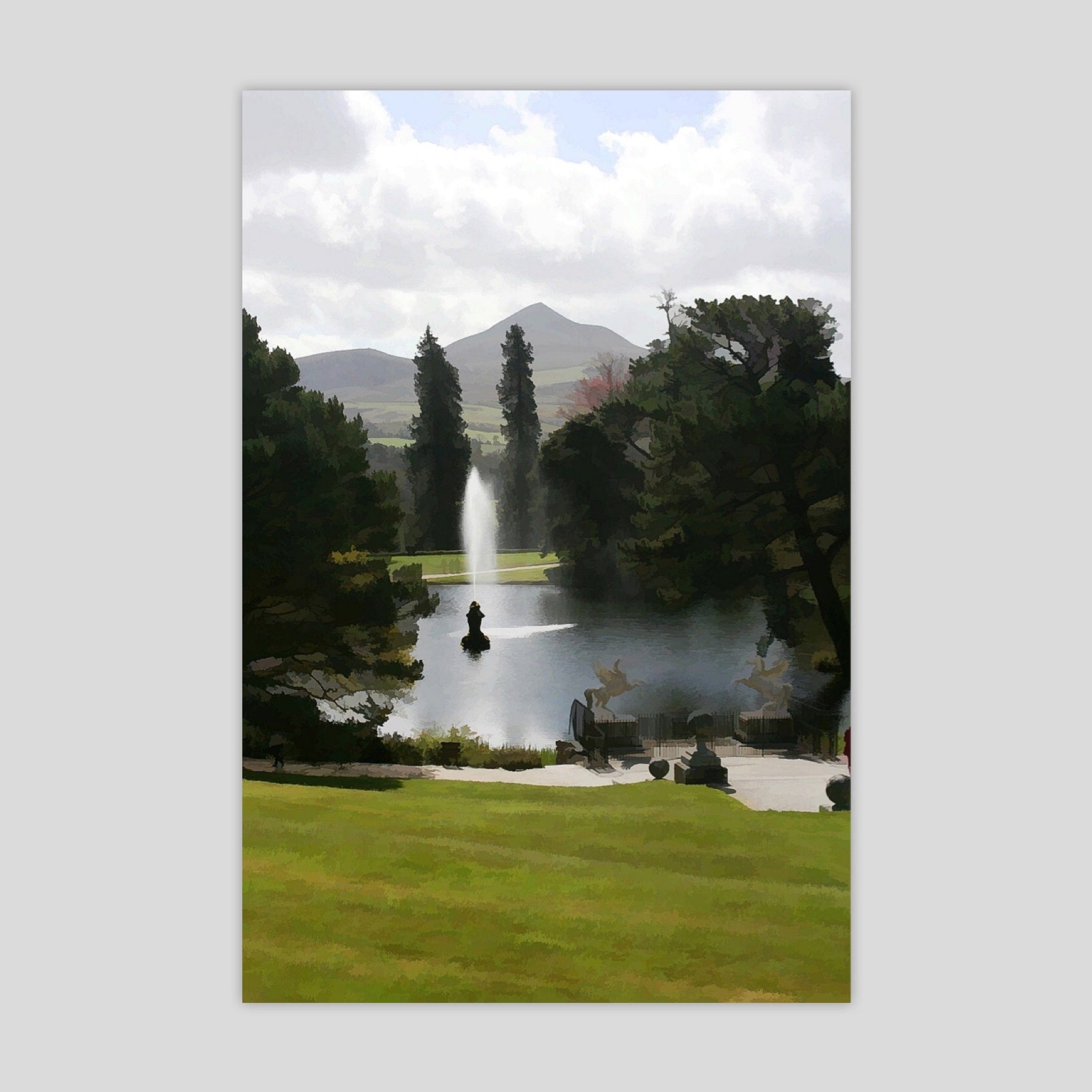 The Sugarloaf from Powerscourt (3130R-M3)