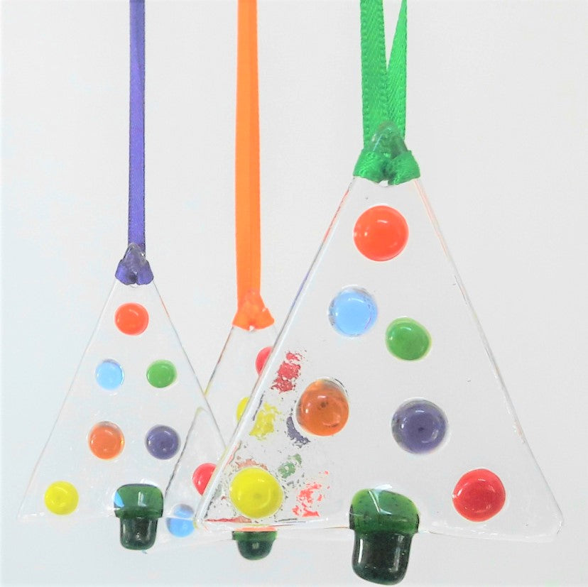 Kings Forge Glass Ornaments small Trees