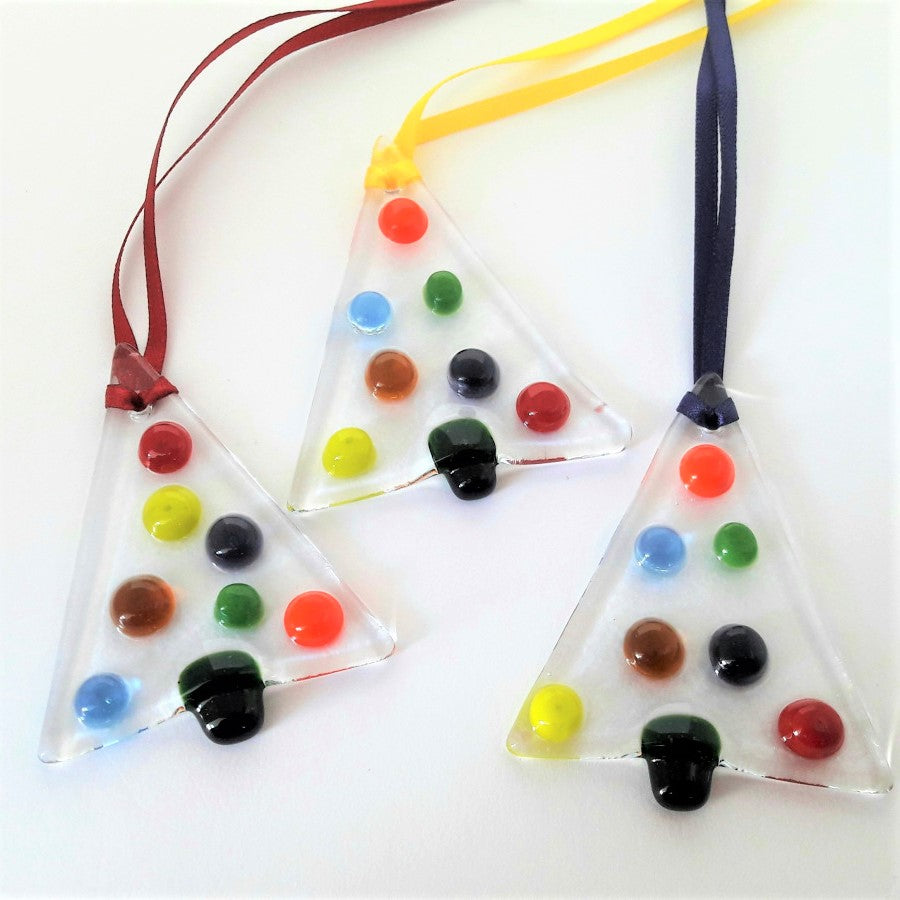 Kings Forge Glass Ornaments small Trees