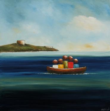 &#39;The Dalkey Boaters&#39; Print