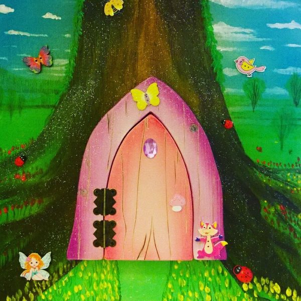 Celtic Fairy Door - Roses