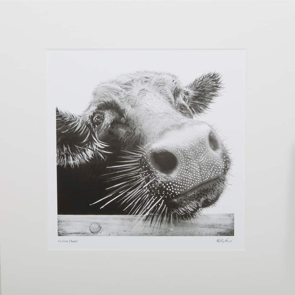 Co-Cow Chanel Mounted Print