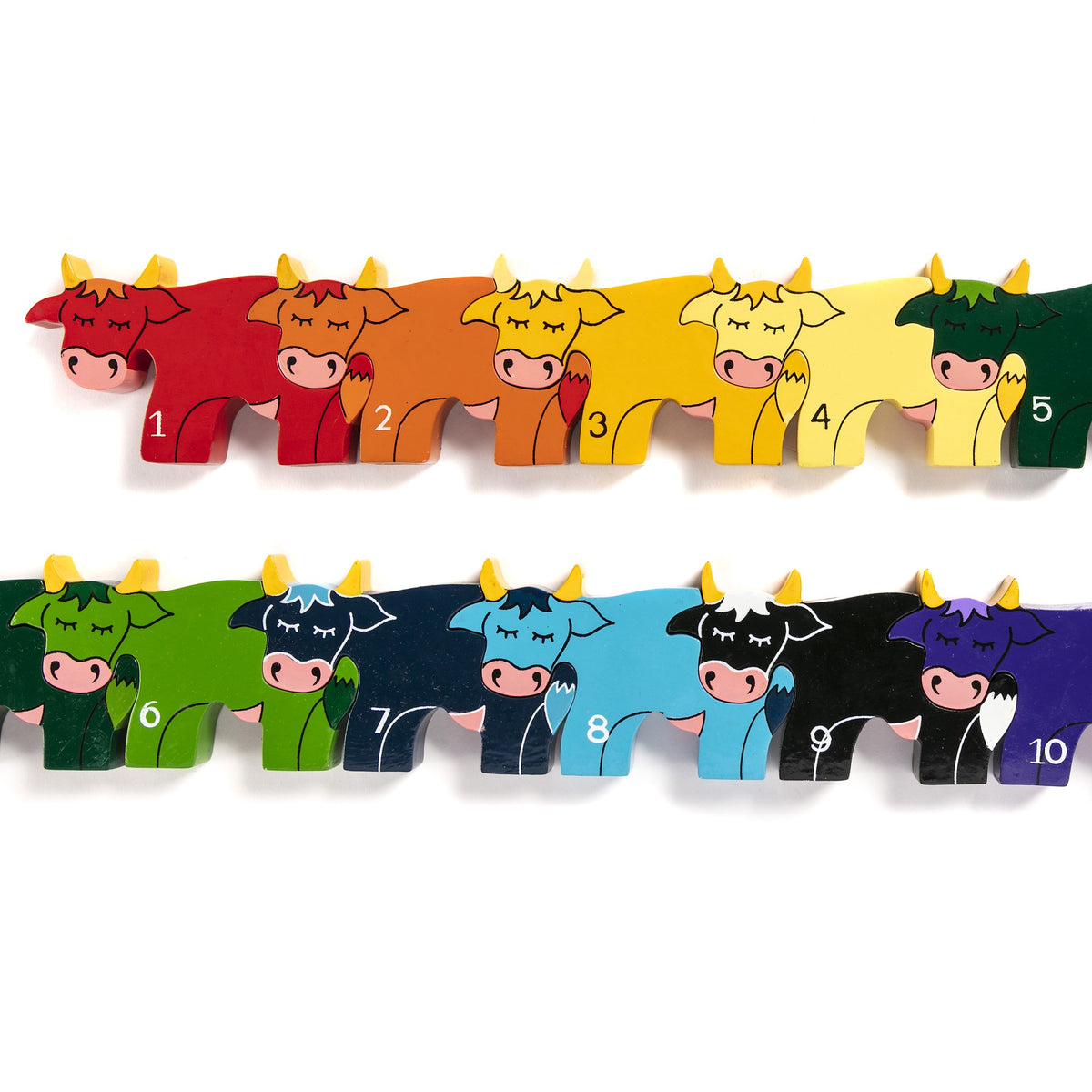 Number Row Cows