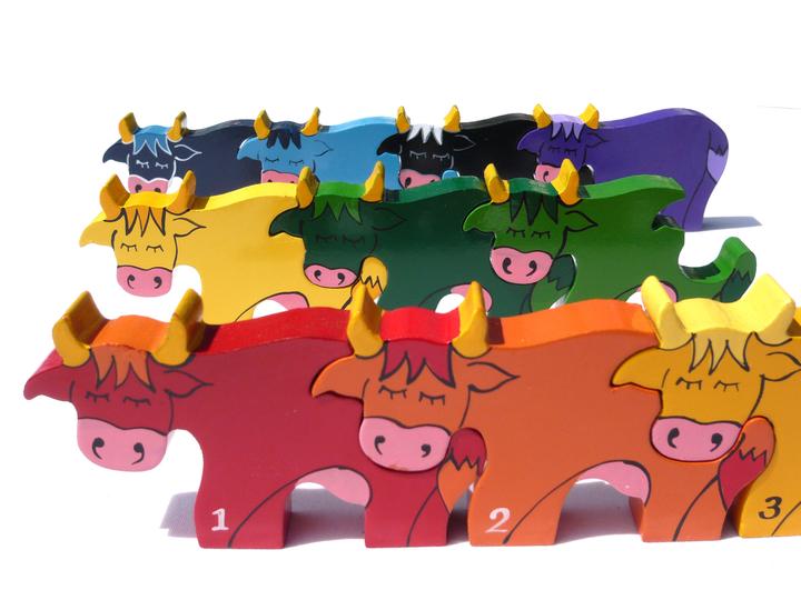 Number Row Cows