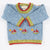 Handknitted Baby Sweater - Blue with Boat motif