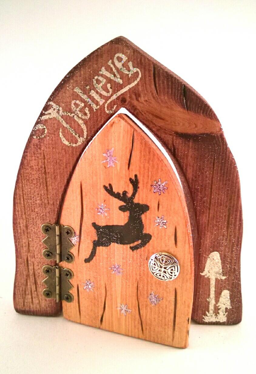 Celtic Fairy Door - Believe Deer
