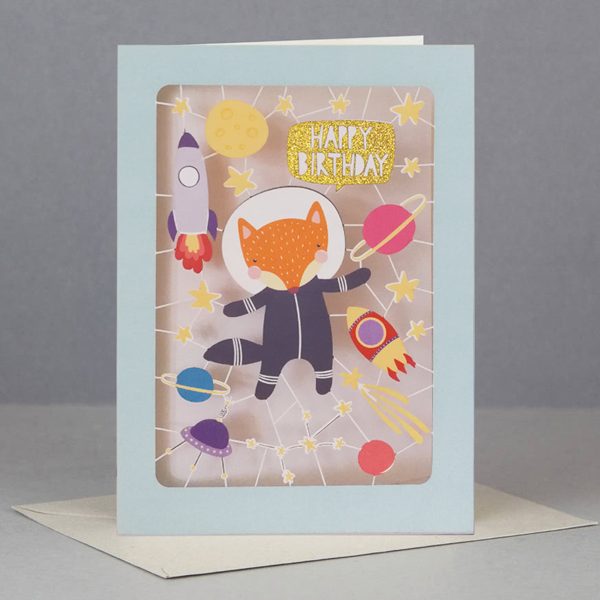AD &#39;Fox&#39; Birthday Card (KE033)