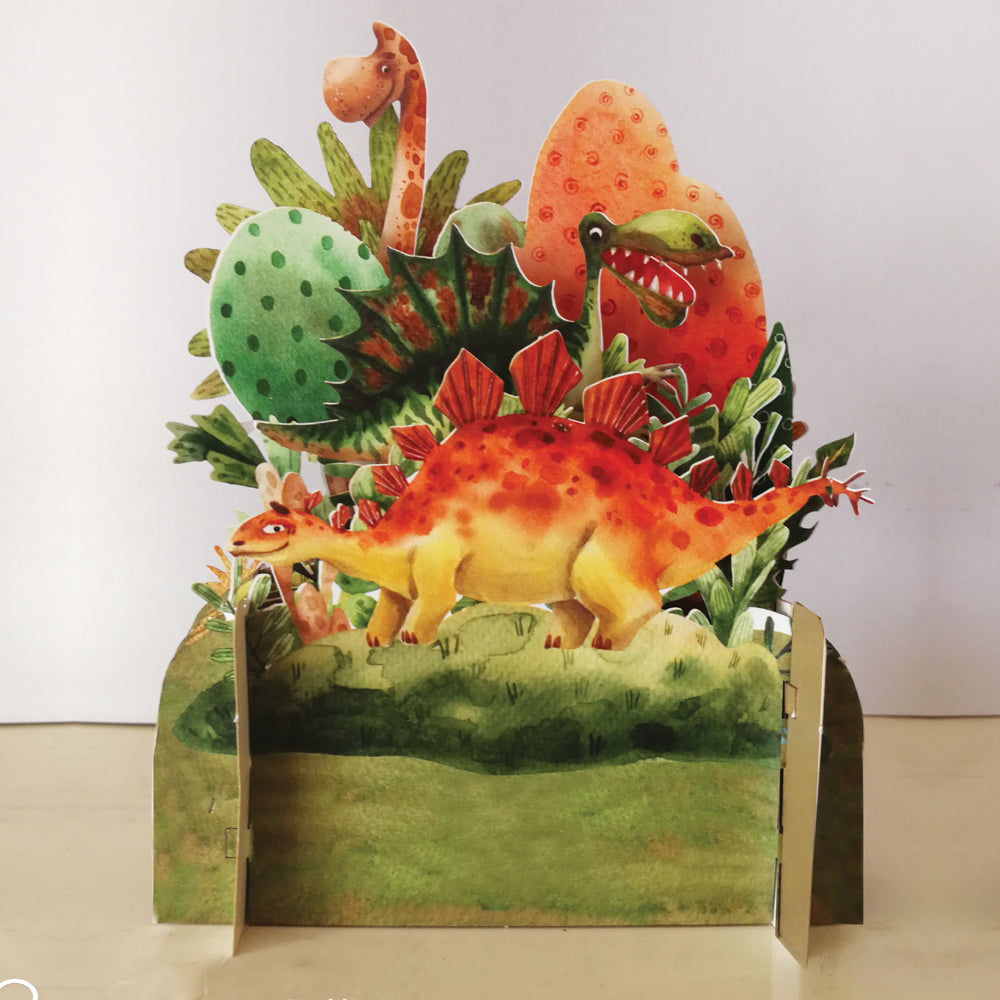 Kids Pop-up 3D Card &#39;Dinosaur&#39; (KID004)