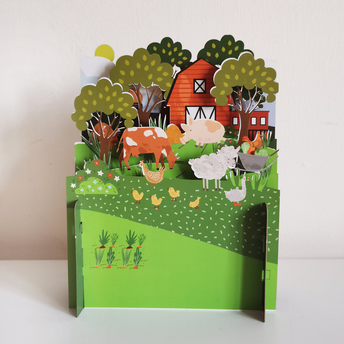 Kids Pop-up 3D Card &#39;Farm&#39; (KID017)