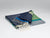 "Navy and Smoke" Lambswool Scarf with Gift Box