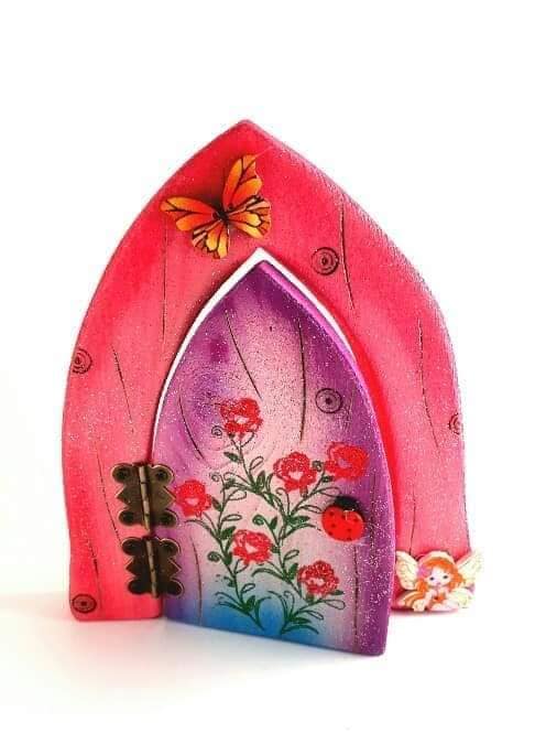 Celtic Fairy Door - Roses