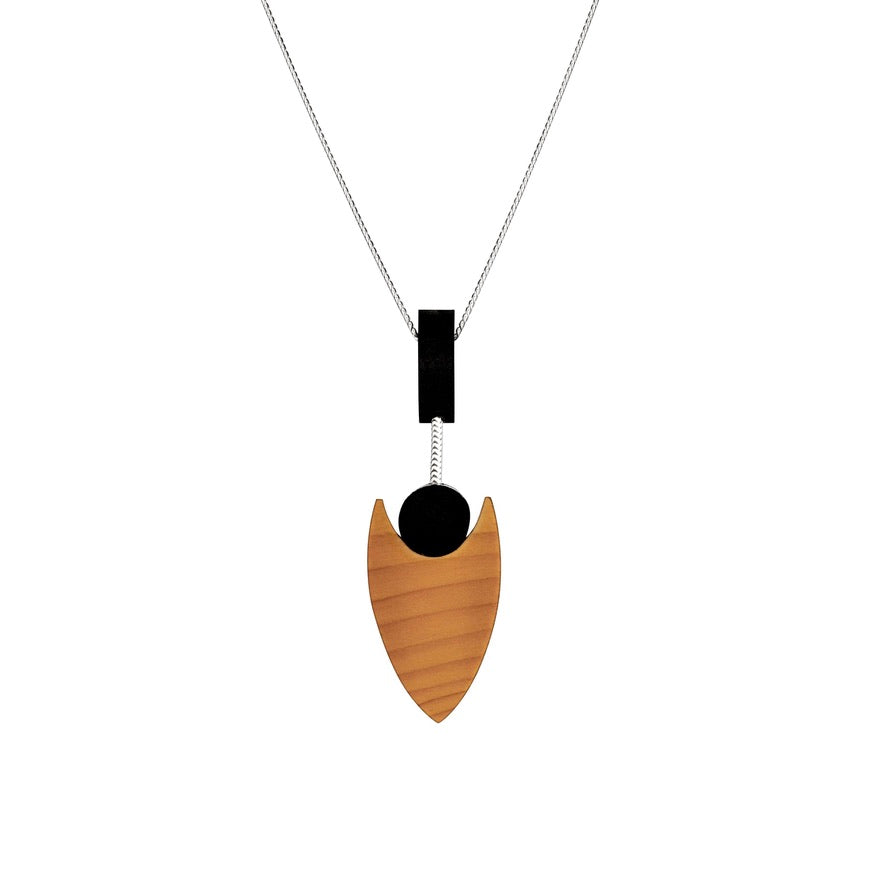 Fuschia Drop Pendant Natural