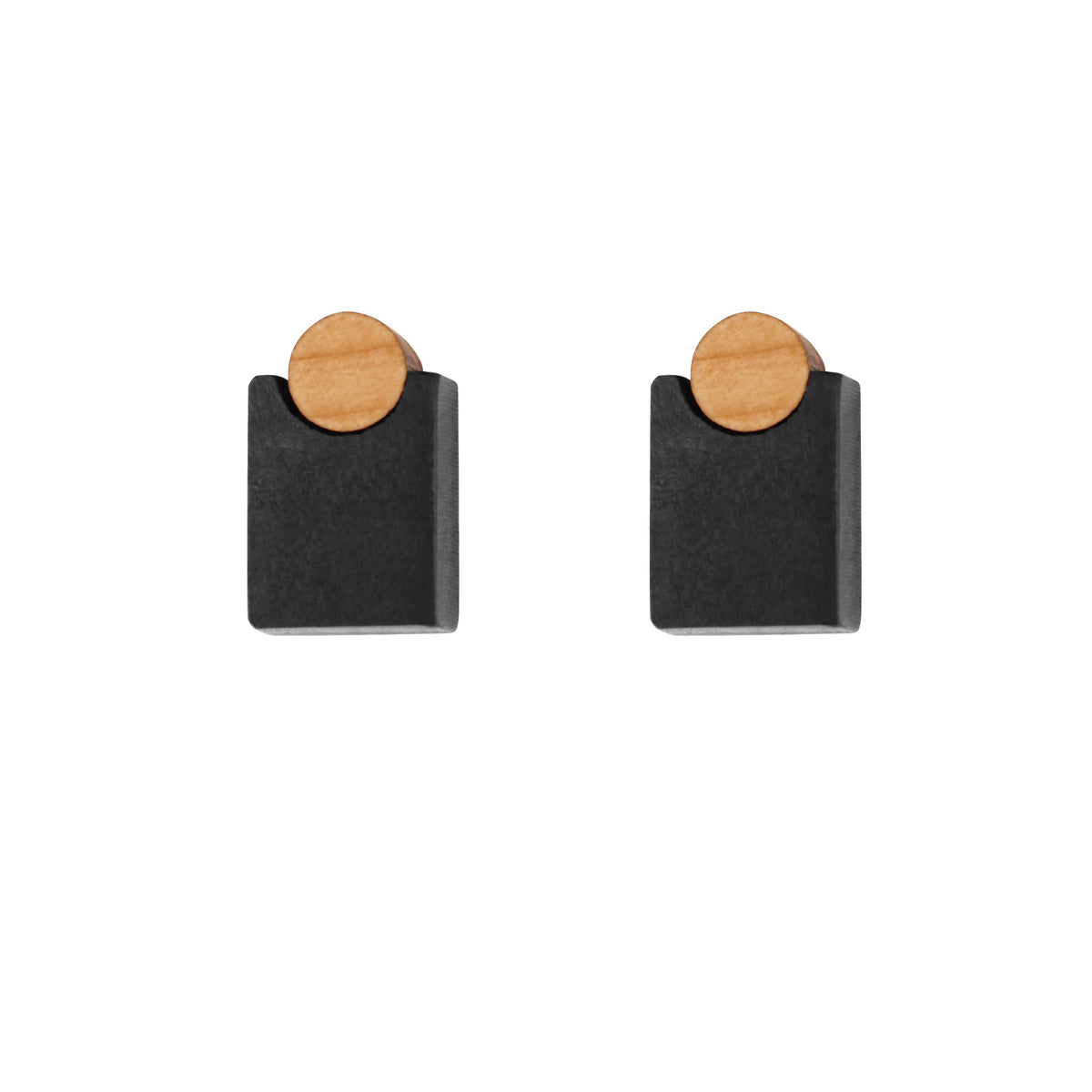 Dinish  Small Stud Black