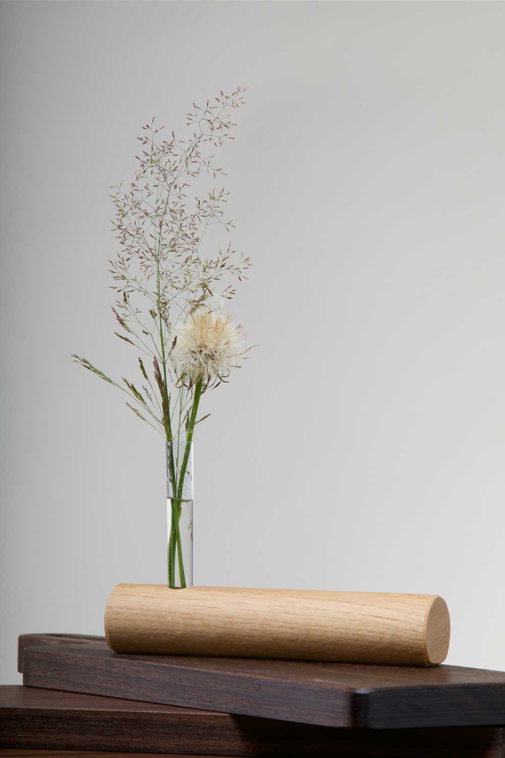 Coolree Design SPUN Flower Vase Natural Oak