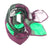 Cubic (Plum) Silk Scarf by Debbie Millington