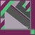 Cubic (Plum) Silk Scarf by Debbie Millington