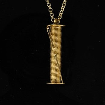 Rubyhues &#39;Spool of Thread&#39; Sterling Silver Pendant
