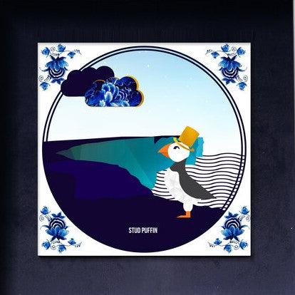 &#39;Stud Puffin&#39; Tile